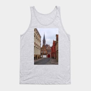 Old street of Bruges Tank Top